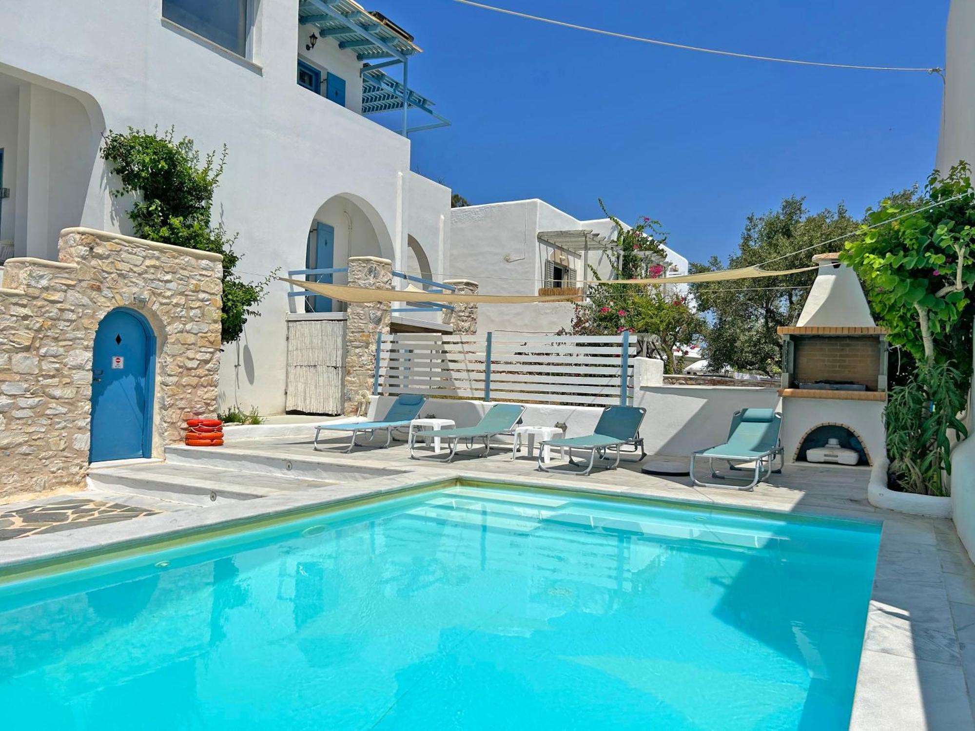 Villa Danae - Seaside Villa With Pool & Hot Tub Πίσω Λιβάδι Εξωτερικό φωτογραφία